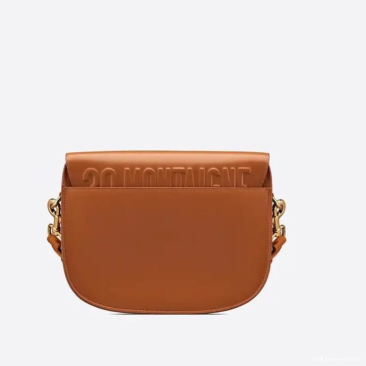 Cheap Box Calfskin Bag Dior Bobby Medium Brown 0615 Luxury